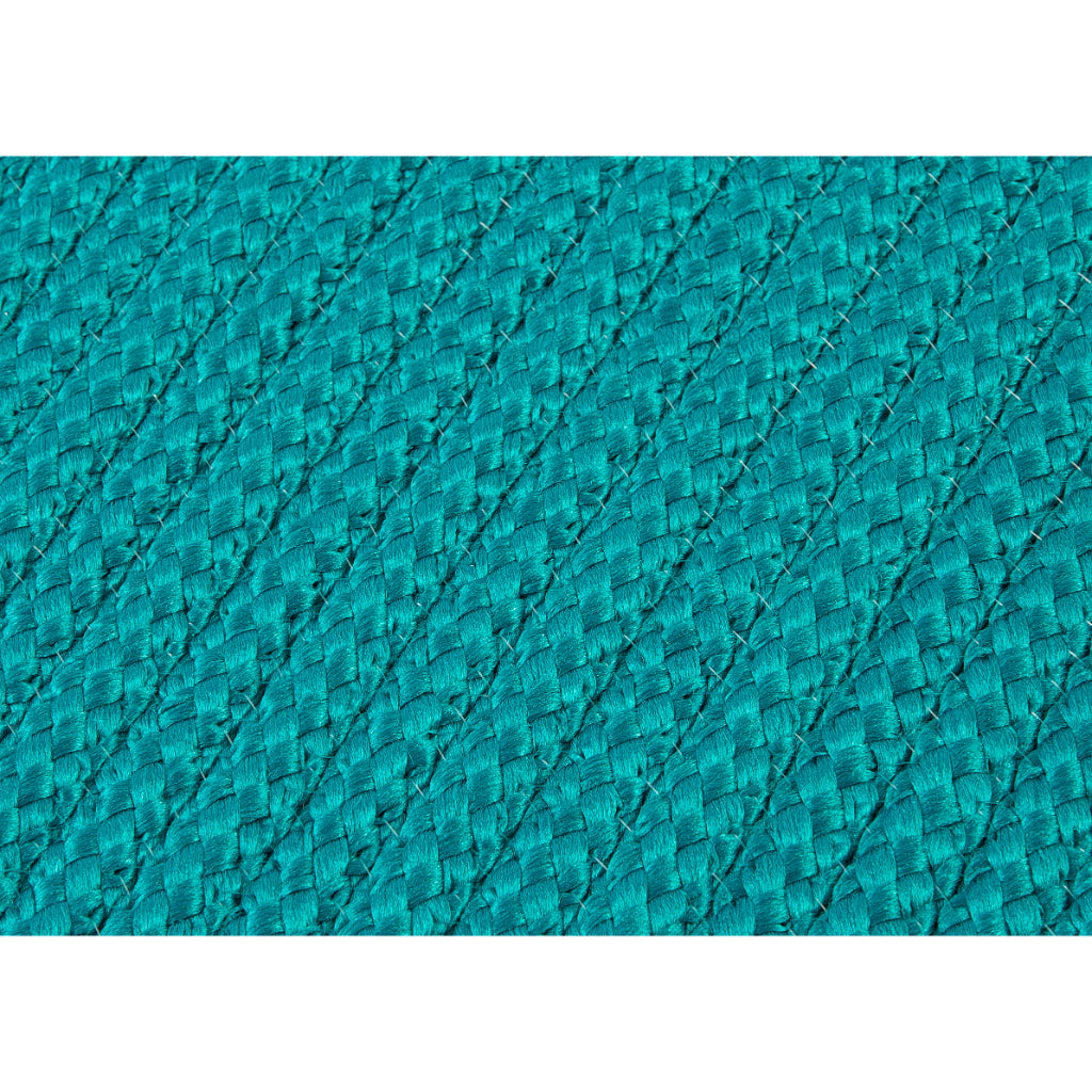 Colonial Mills Simply Home Solid Turquoise Rectangle Indoor / Outdoor Area Rug - Stain &amp; Fade Resistant Reversible Rug Made of Polypropylene
