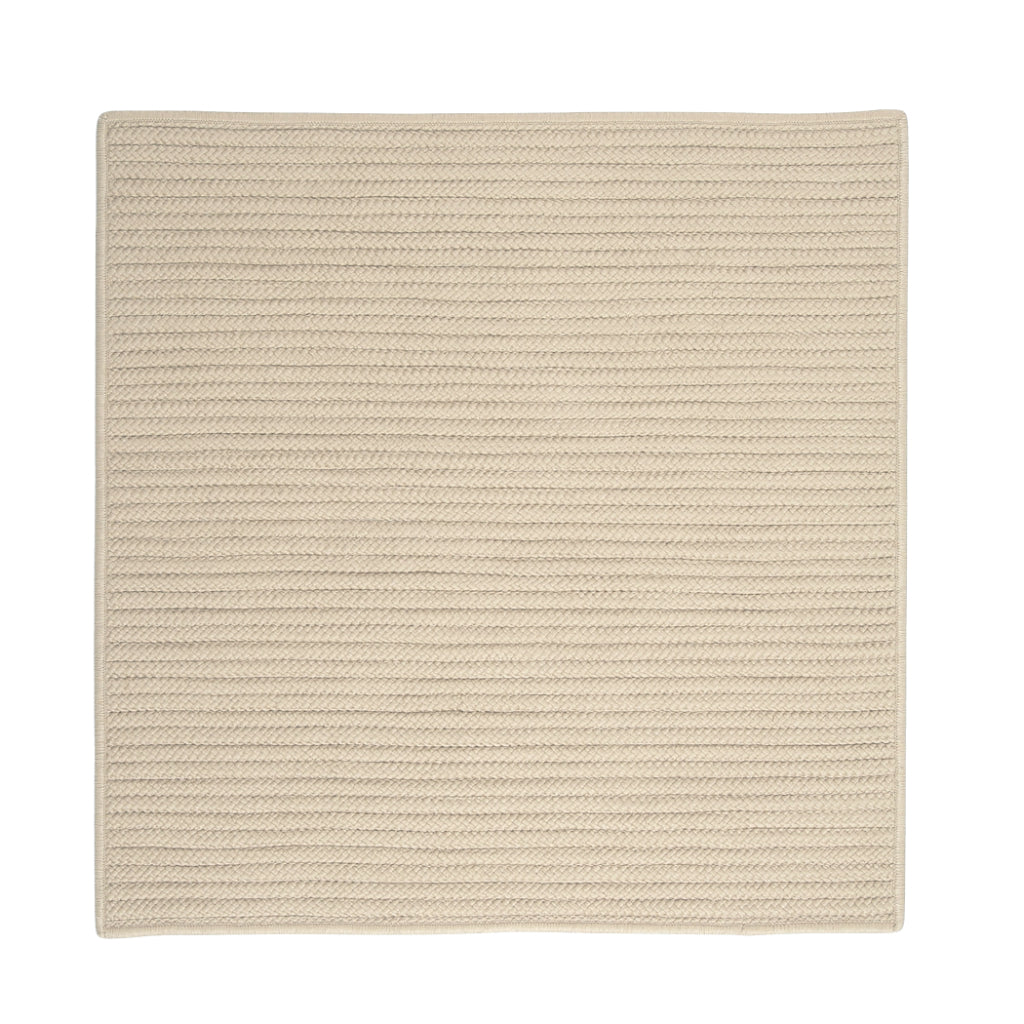 Colonial Mills Simply Home Solid Linen Square Indoor / Outdoor Area Rug - Stain &amp; Fade Resistant Reversible Handmade Rug