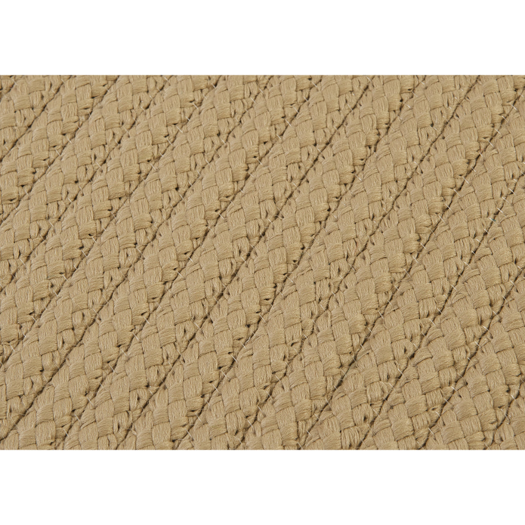 Colonial Mills Simply Home Solid Cuban Sand Rectangle Indoor / Outdoor Area Rug - Stain &amp; Fade Resistant Reversible Handmade Rug