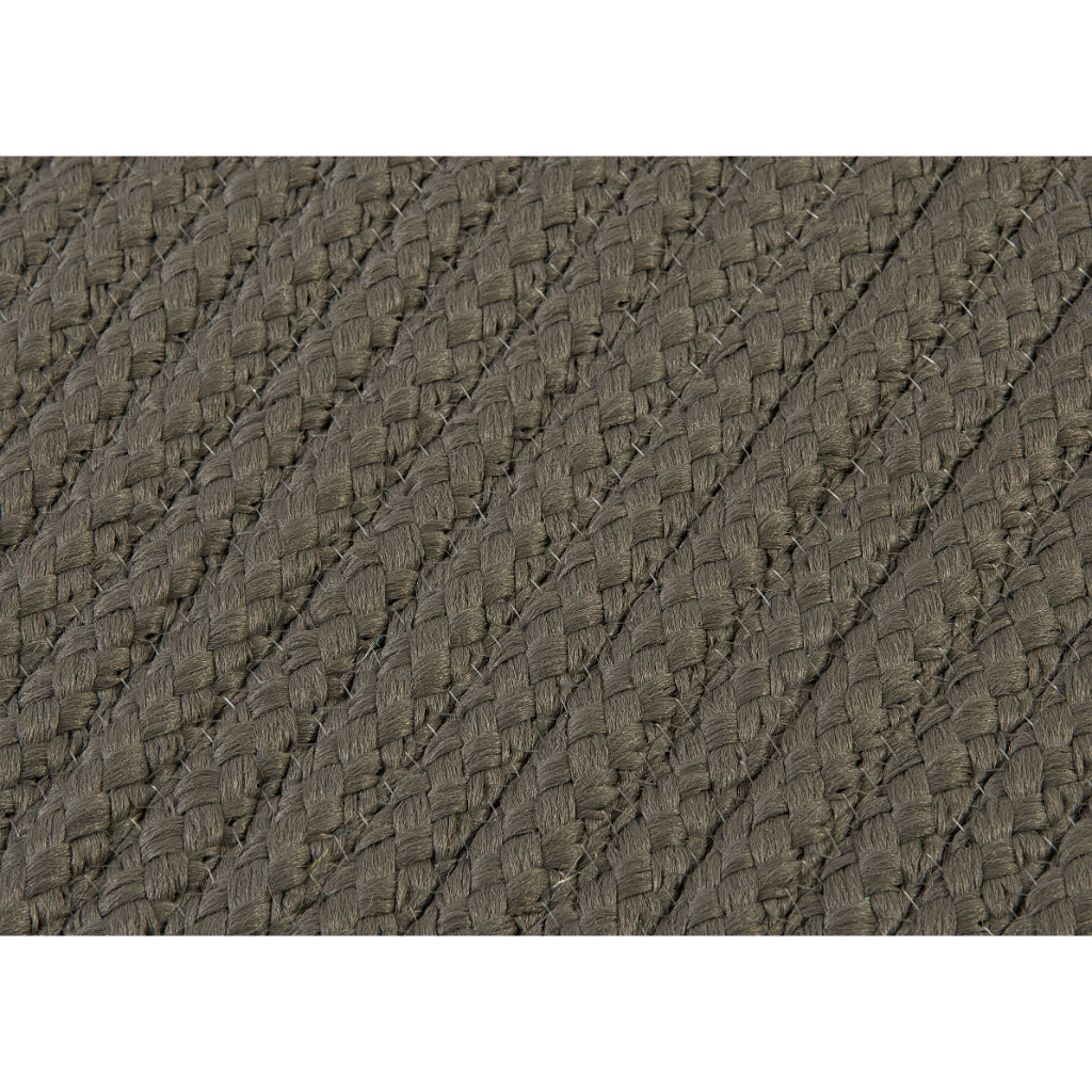 Colonial Mills Simply Home Solid Gray Rectangle Indoor / Outdoor Area Rug - Stain &amp; Fade Resistant Reversible Handmade Rug