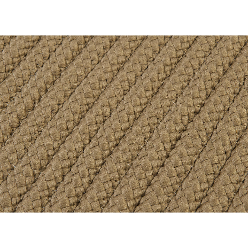 Colonial Mills Simply Home Solid Cafe Tostado Rectangle Indoor / Outdoor Runner - Stain &amp; Fade Resistant Reversible Handmade Rug