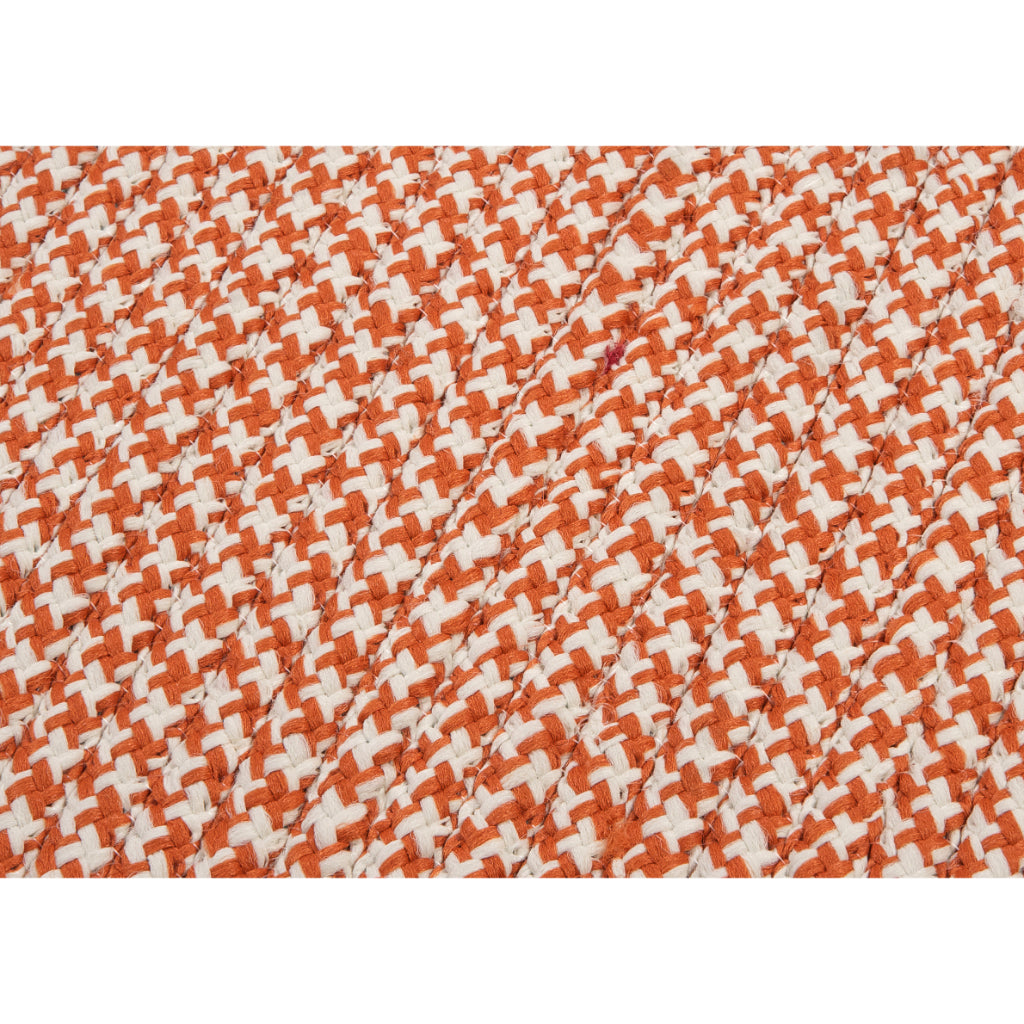 Colonial Mills Herringbone Indoor / Outdoor Rusted Orange Mudroom Runner - Stain &amp; Fade Resistant Rectangle Runner