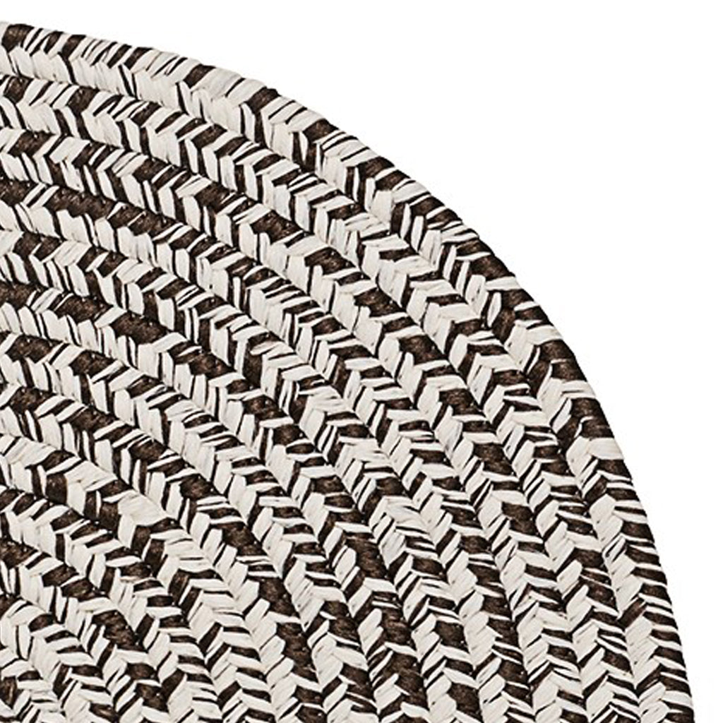 Colonial Mills Howell Tweed Brown Oval Indoor / Outdoor Area Rug - Stain and Fade Resistant Handmade Rug