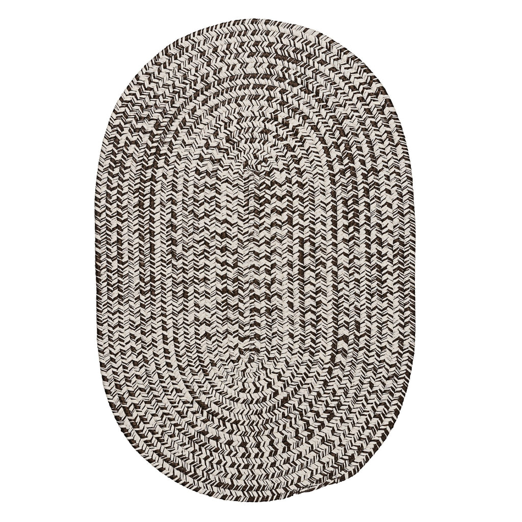 Colonial Mills Howell Tweed Brown Oval Indoor / Outdoor Area Rug - Stain and Fade Resistant Handmade Rug