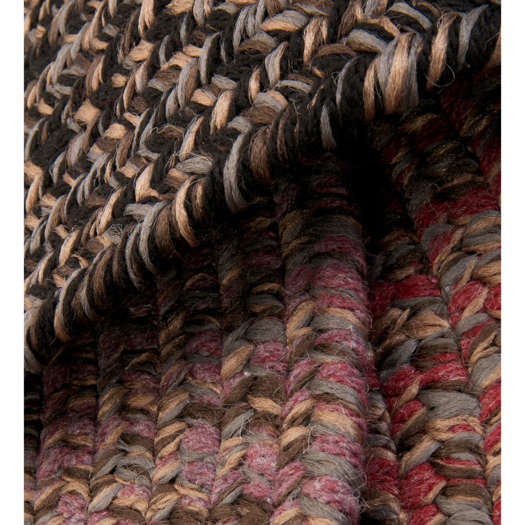 Colonial Mills Hayward Navy Oval Indoor Stair Tread - Stylish Handmade Braided Rug