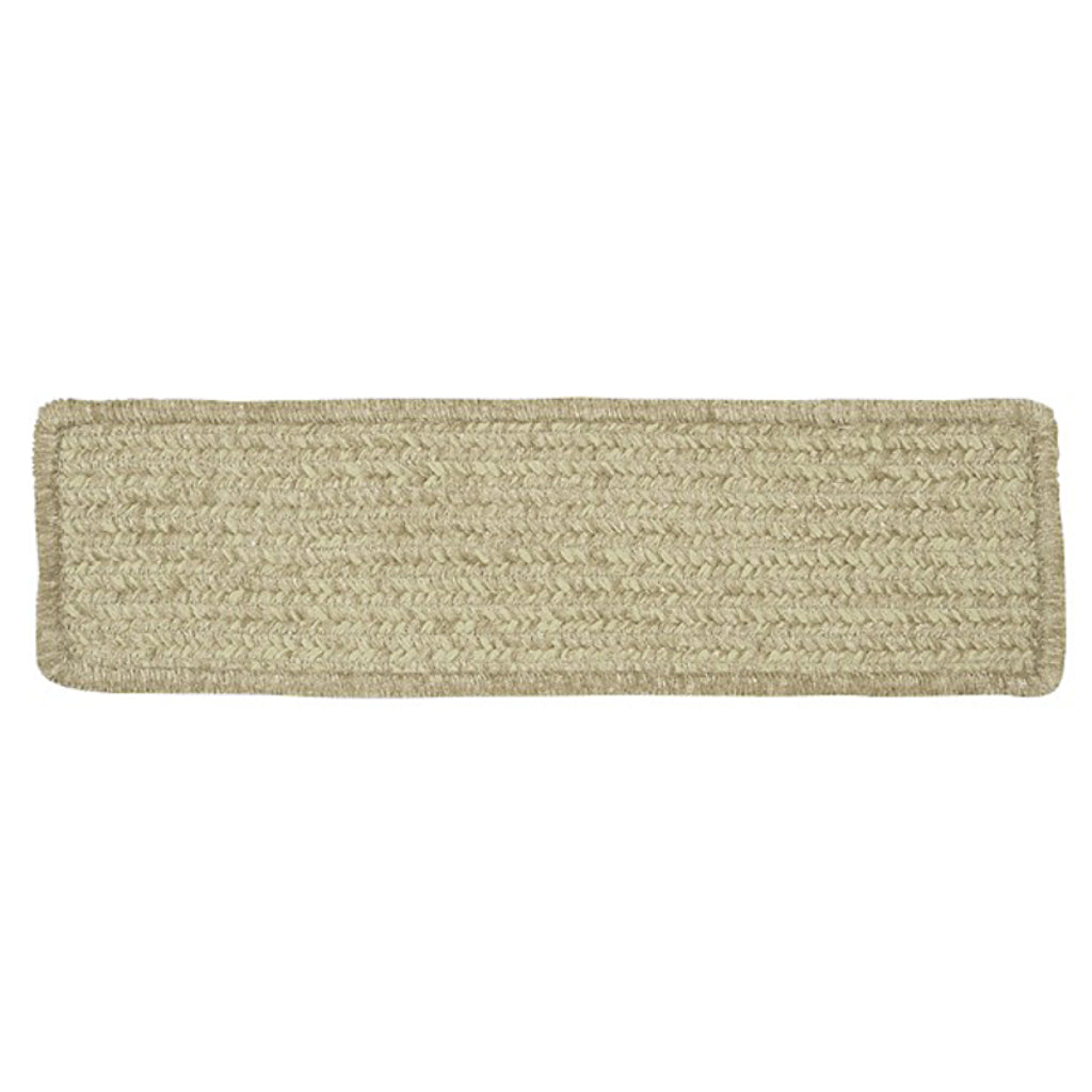 Colonial Mills Simple Chenille Sprout Green Rectangle Indoor Stair Tread - Trendy Reversible Kids Room Rug