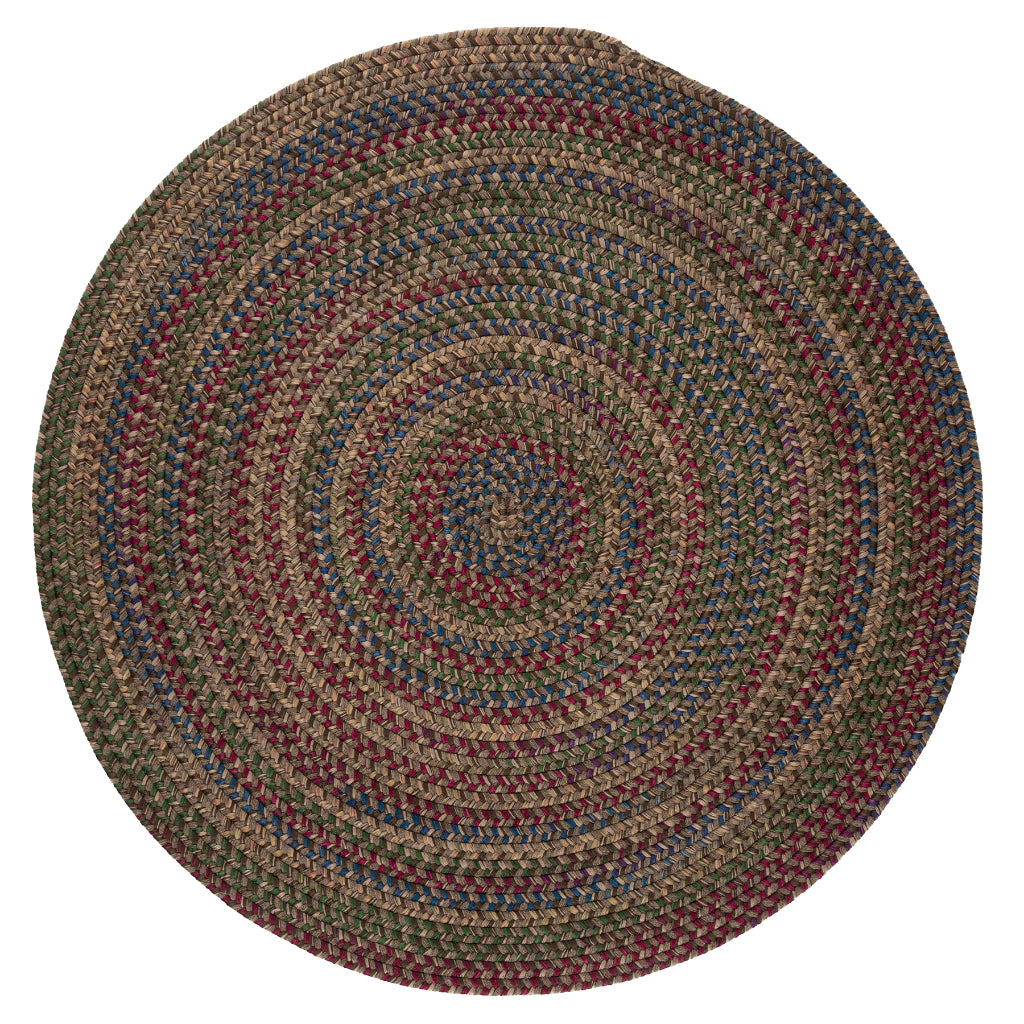 Colonial Mills Midnight Java Oval Indoor Handmade Area Rug - Cozy &amp; Reversible Braided Rug