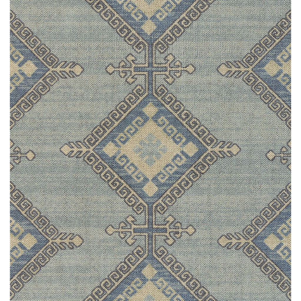 Momeni Anatolia ANA-10 Blue Indoor Rectangle Area Rug &amp; Runner - Stylish Machine Made Rug with Traditional Design Made of High Quality Wool &amp; Nylon