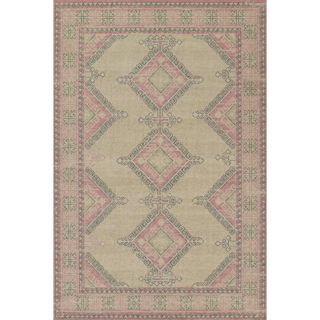Momeni Anatolia ANA-10 Pink Indoor Rectangle Area Rug & Runner - Elegant Machine Made Rug with Traditional Design Made of High Quality Wool & Nylon-