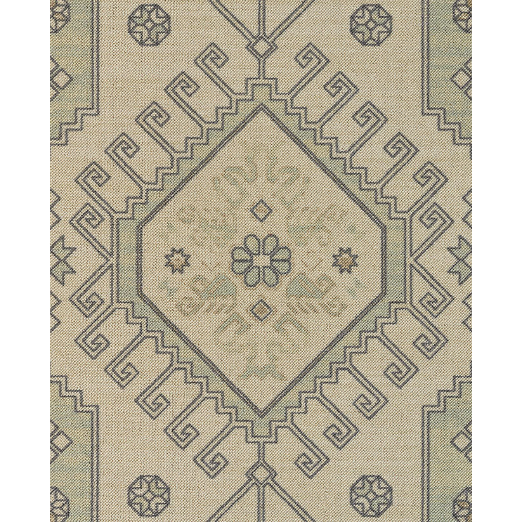 Momeni Anatolia ANA-11 Sage Indoor Rectangle Area Rug &amp; Runner - Stylish Machine Made Rug with Modern Tribal Design Made of High Quality Wool &amp; Nylon