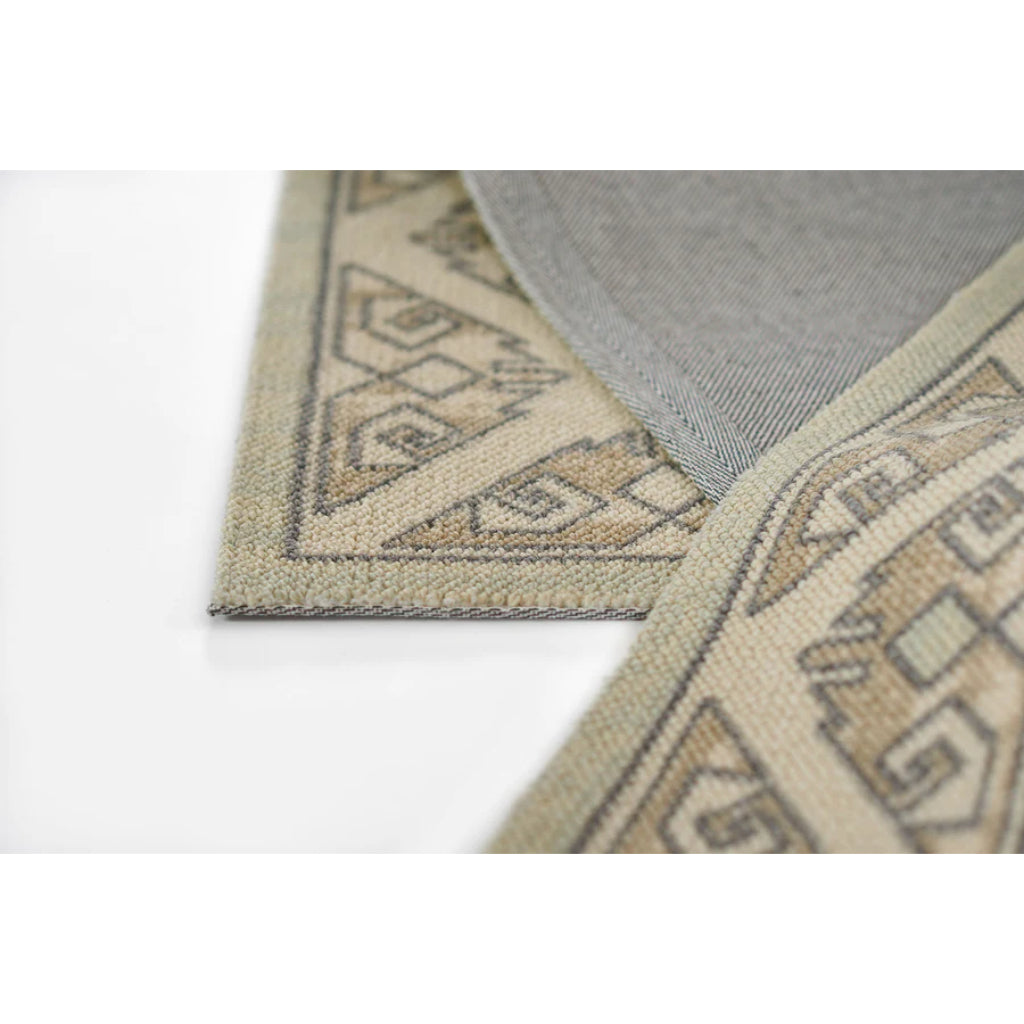 Momeni Anatolia ANA-11 Sage Indoor Rectangle Area Rug &amp; Runner - Stylish Machine Made Rug with Modern Tribal Design Made of High Quality Wool &amp; Nylon