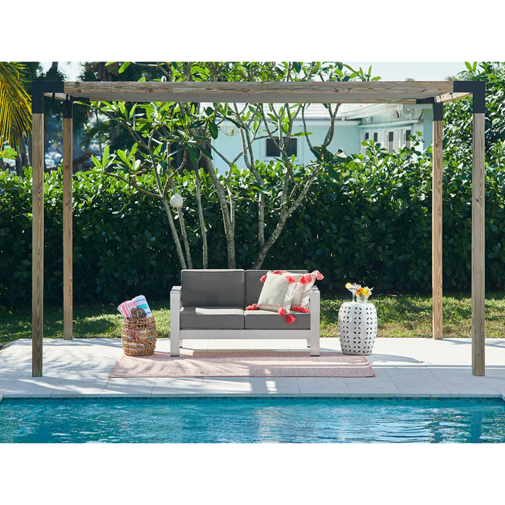 Momeni Riviera RV-09 Coral Rectangle Indoor / Outdoor Power Loomed Area Rug - Vibrant & Versatile Washable Living Room, Porch & Patio Rug-