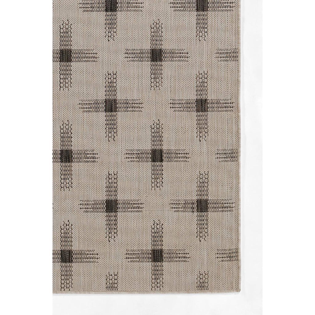 Momeni Riviera RV-08 Ivory Rectangle Indoor / Outdoor Power Loomed Area Rug - Stylish &amp; Versatile Washable Living Room, Porch &amp; Patio Rug