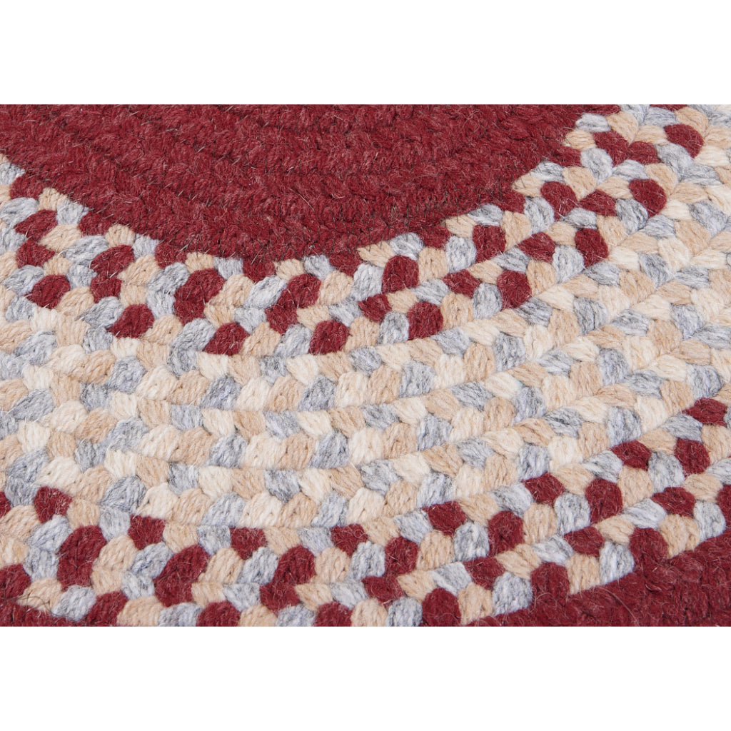 Colonial Mills North Ridge Berry Oval Indoor Reversible Area Rug - Vibrant &amp; Comfortable Handmade Rug