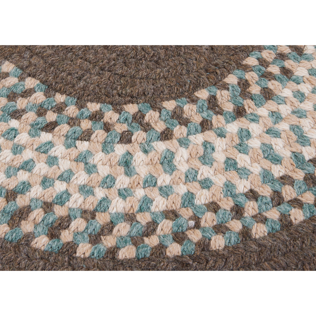 Colonial Mills North Ridge Bark Oval Indoor Reversible Runner - Soft &amp; Comfortable Handmade Rug