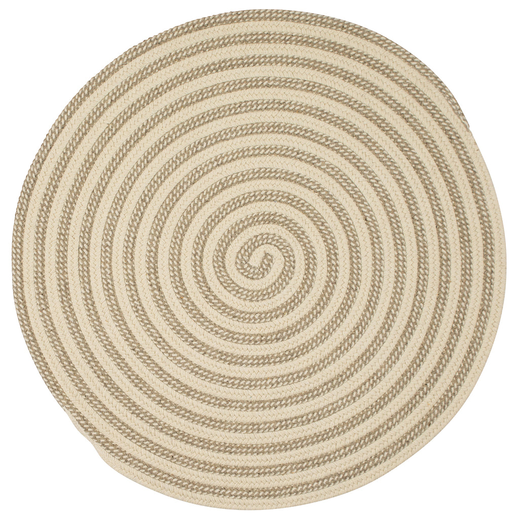 Colonial Mills Woodland Round Natural Indoor Area Rug - Trendy Reversible Rug Made of Natural Fiber