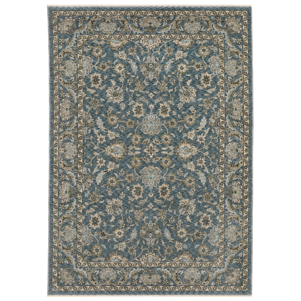 Oriental Weavers Aberdeen 070H1 Multicolor Rectangle Indoor Area Rug - Classic Machine Made Persian Rug with Floral Design-