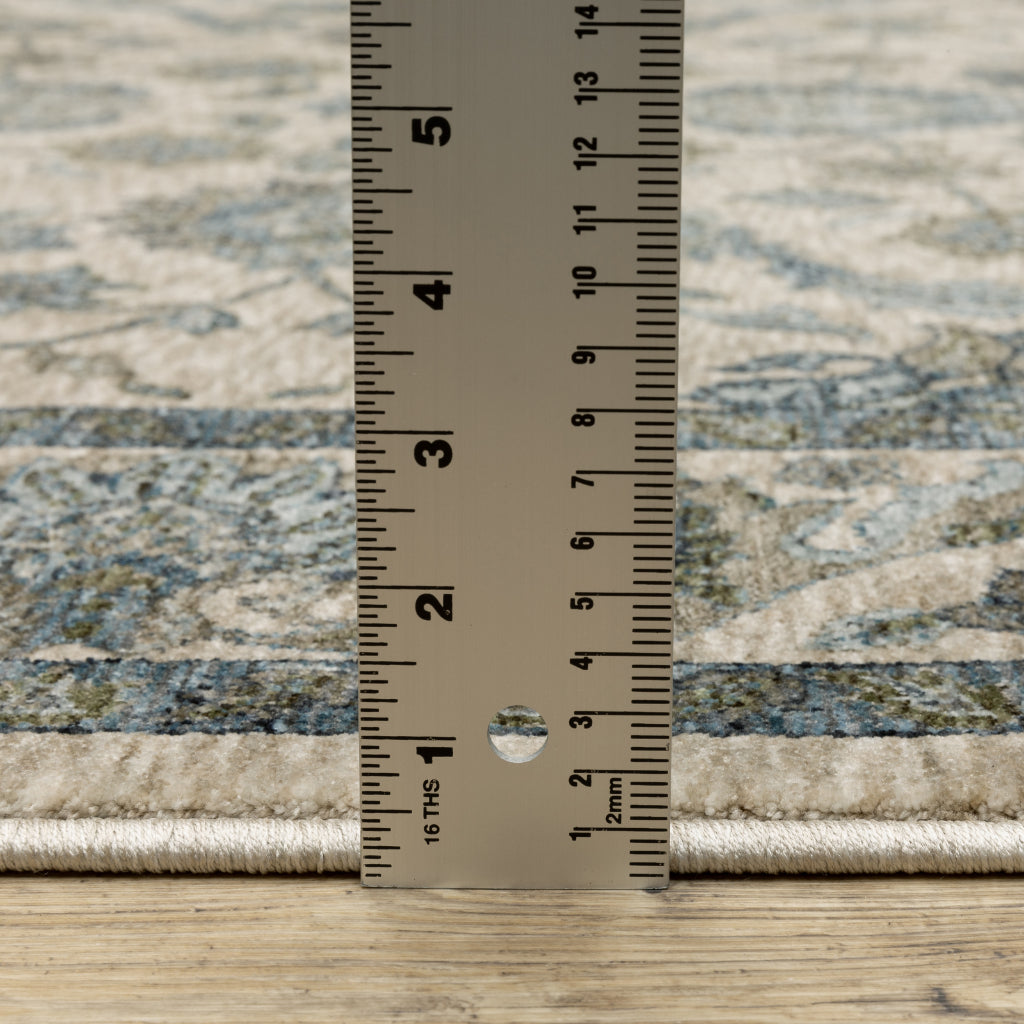 Oriental Weavers Aberdeen 070I1 Multicolor Rectangle Indoor Area Rug - Classic Machine Made Persian Rug with Floral Design-