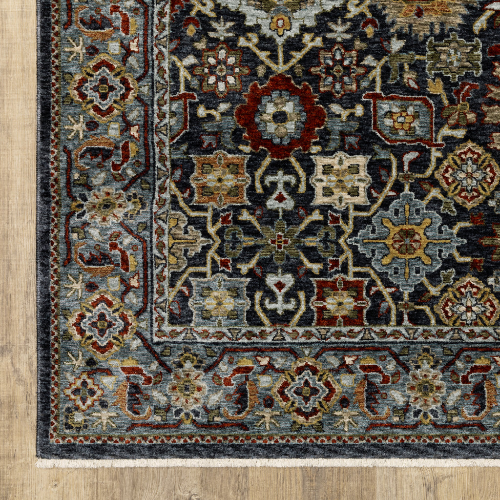 Oriental Weavers Aberdeen 4922D Multicolor Rectangle Indoor Area Rug - Classic Machine Made Persian Rug with Floral Design-