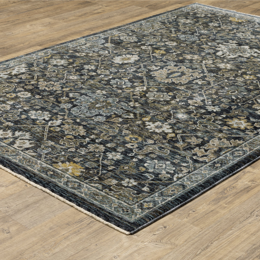 Oriental Weavers Aberdeen 533K1 Multicolor Rectangle Indoor Area Rug - Classic Machine Made Persian Rug with Distressed Oriental Design-