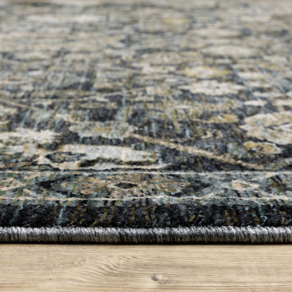 Oriental Weavers Aberdeen 533K1 Multicolor Rectangle Indoor Area Rug - Classic Machine Made Persian Rug with Distressed Oriental Design-