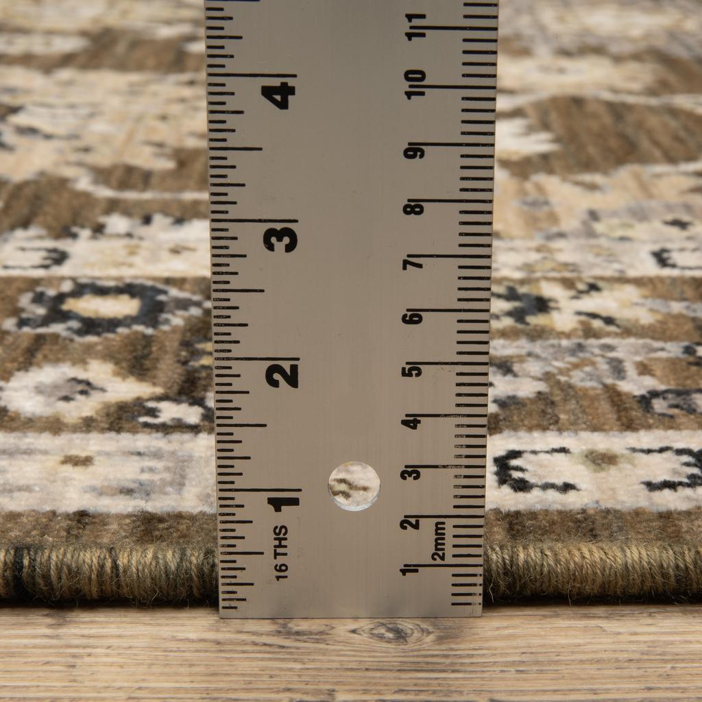 Oriental Weavers Acacia ACA01 Brown Rectangle Indoor Area Rug Oriental Pattern-