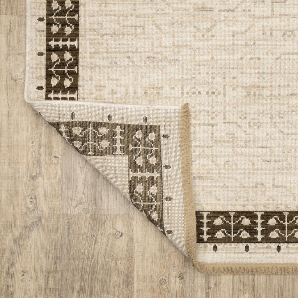 Oriental Weavers Acacia ACA02 Beige Rectangle Indoor Area Rug Oriental Pattern-