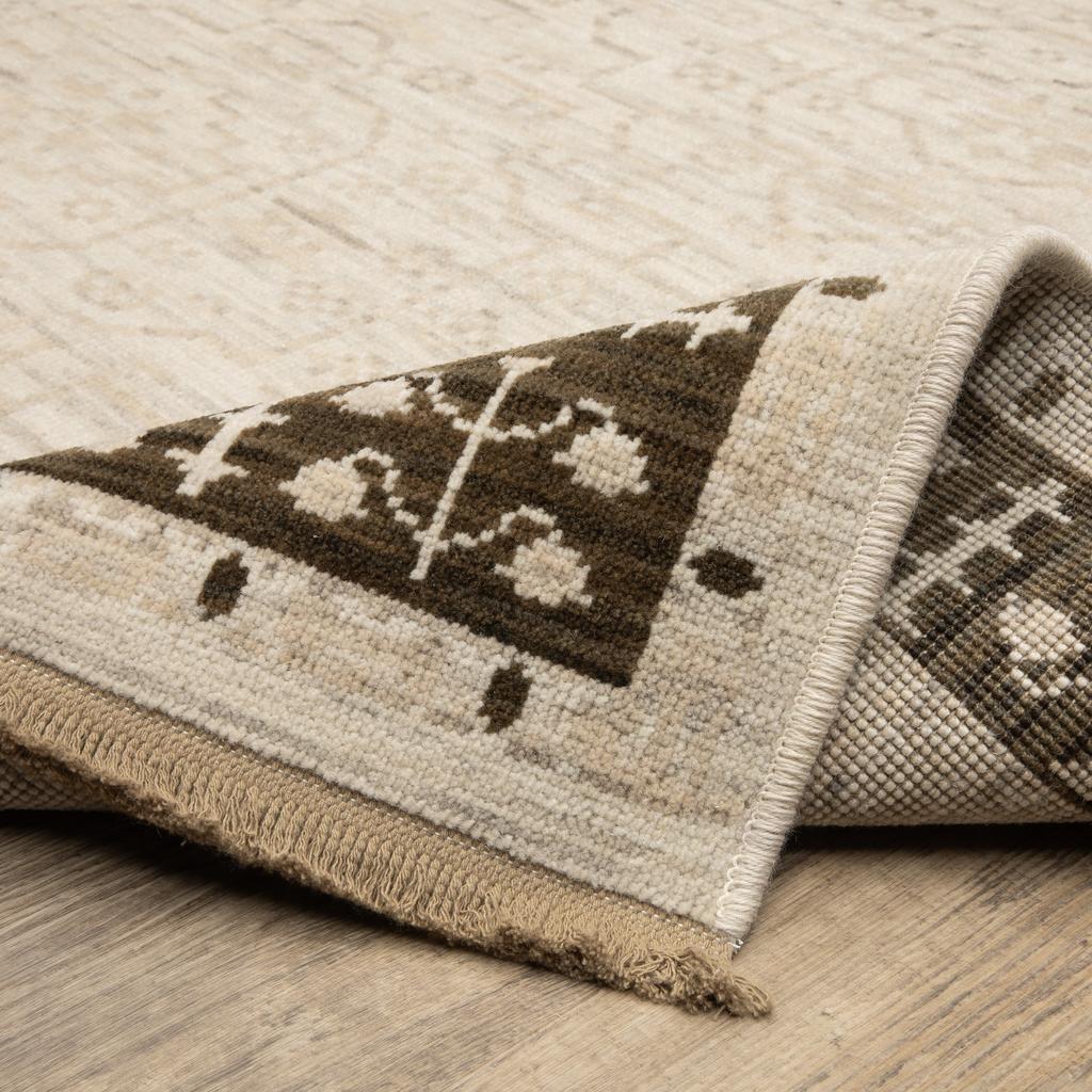 Oriental Weavers Acacia ACA02 Beige Rectangle Indoor Runner Oriental Pattern-