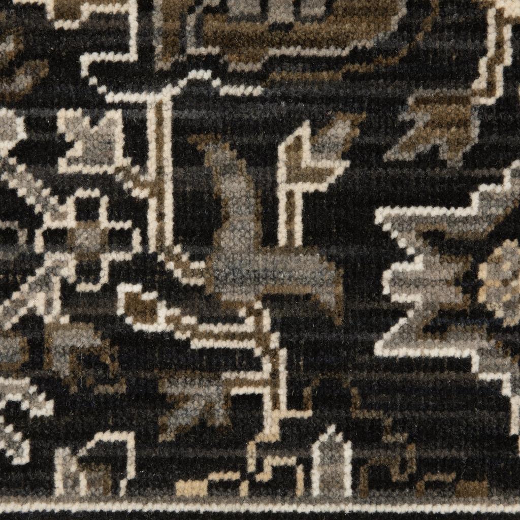 Oriental Weavers Acacia ACA05 Black Rectangle Indoor Runner Oriental Pattern-