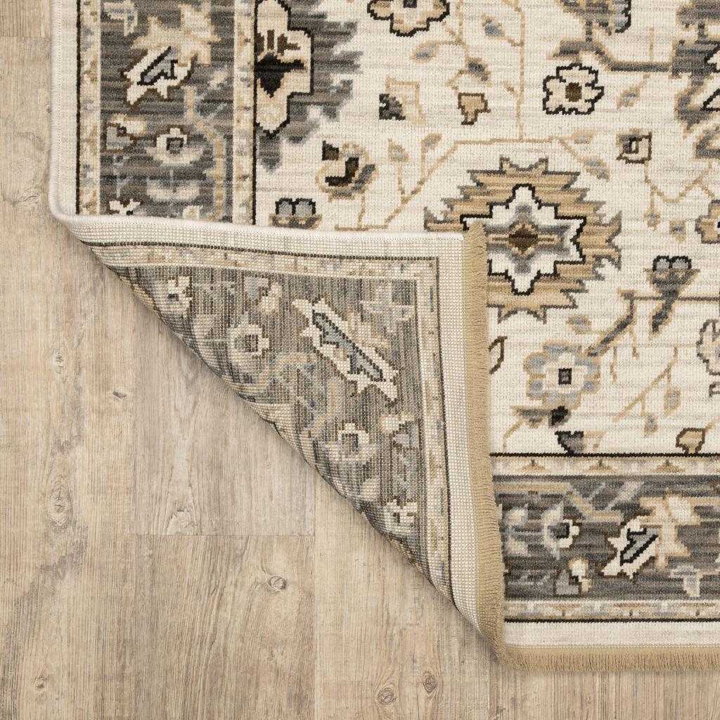 Oriental Weavers Acacia ACA06 Beige Rectangle Indoor Runner Oriental Pattern-