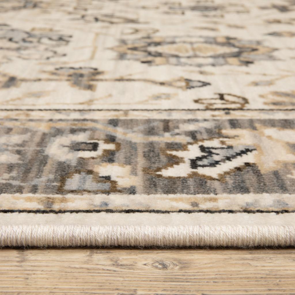 Oriental Weavers Acacia ACA06 Beige Rectangle Indoor Runner Oriental Pattern-