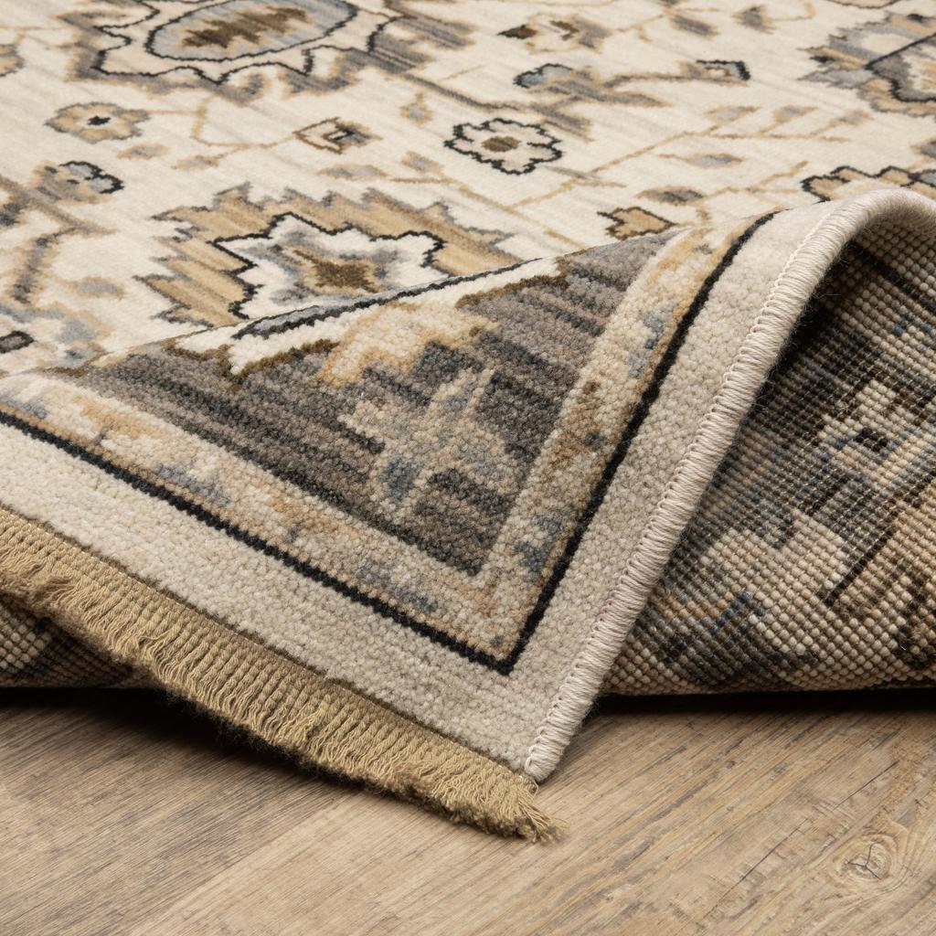 Oriental Weavers Acacia ACA06 Beige Rectangle Indoor Runner Oriental Pattern-