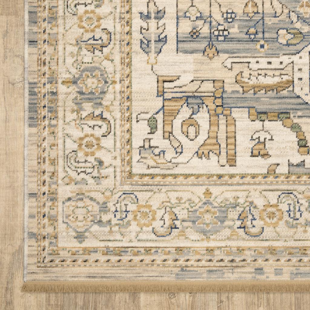Oriental Weavers Acacia ACA07 Beige Rectangle Indoor Runner Oriental Pattern-