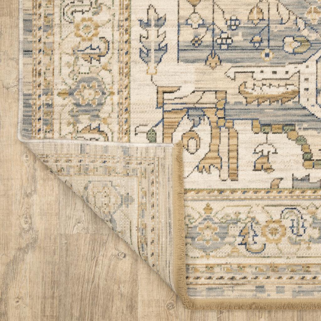 Oriental Weavers Acacia ACA07 Beige Rectangle Indoor Runner Oriental Pattern-