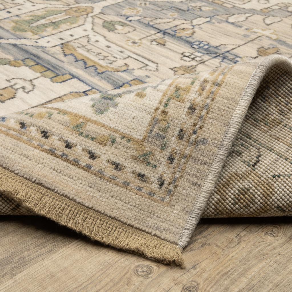 Oriental Weavers Acacia ACA07 Beige Rectangle Indoor Runner Oriental Pattern-