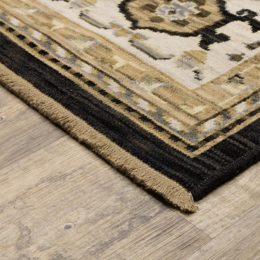 Oriental Weavers Acacia ACA08 Tan Rectangle Indoor Runner Oriental Pattern-