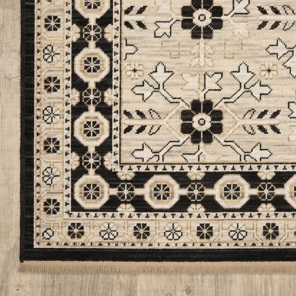 Oriental Weavers Acacia ACA09 Beige Rectangle Indoor Area Rug Oriental Pattern-