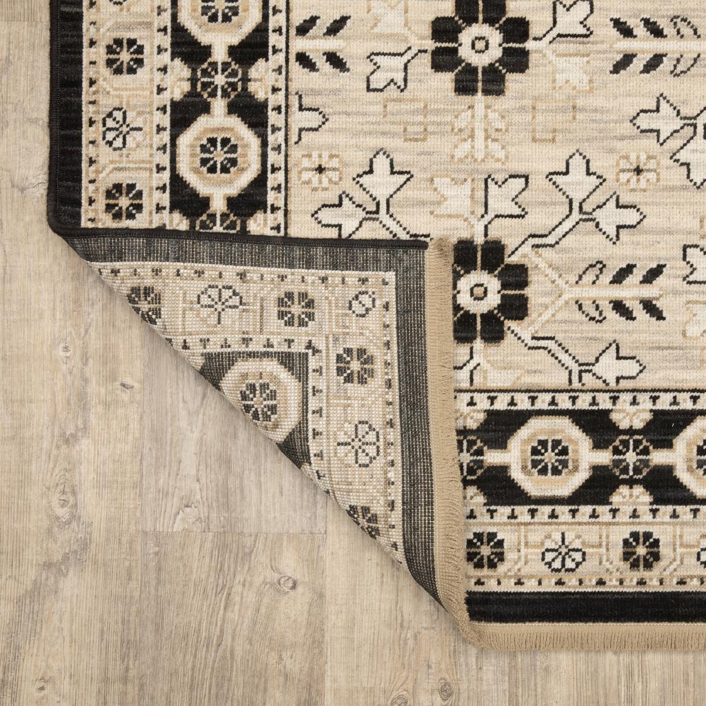 Oriental Weavers Acacia ACA09 Beige Rectangle Indoor Area Rug Oriental Pattern-