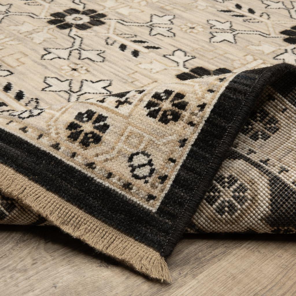 Oriental Weavers Acacia ACA09 Beige Rectangle Indoor Area Rug Oriental Pattern-