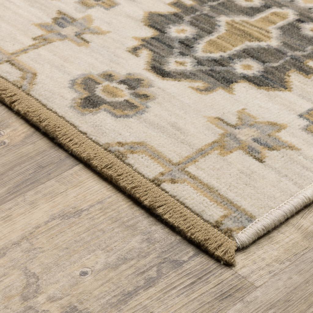 Oriental Weavers Acacia ACA11 Beige Rectangle Indoor Runner Oriental Pattern-