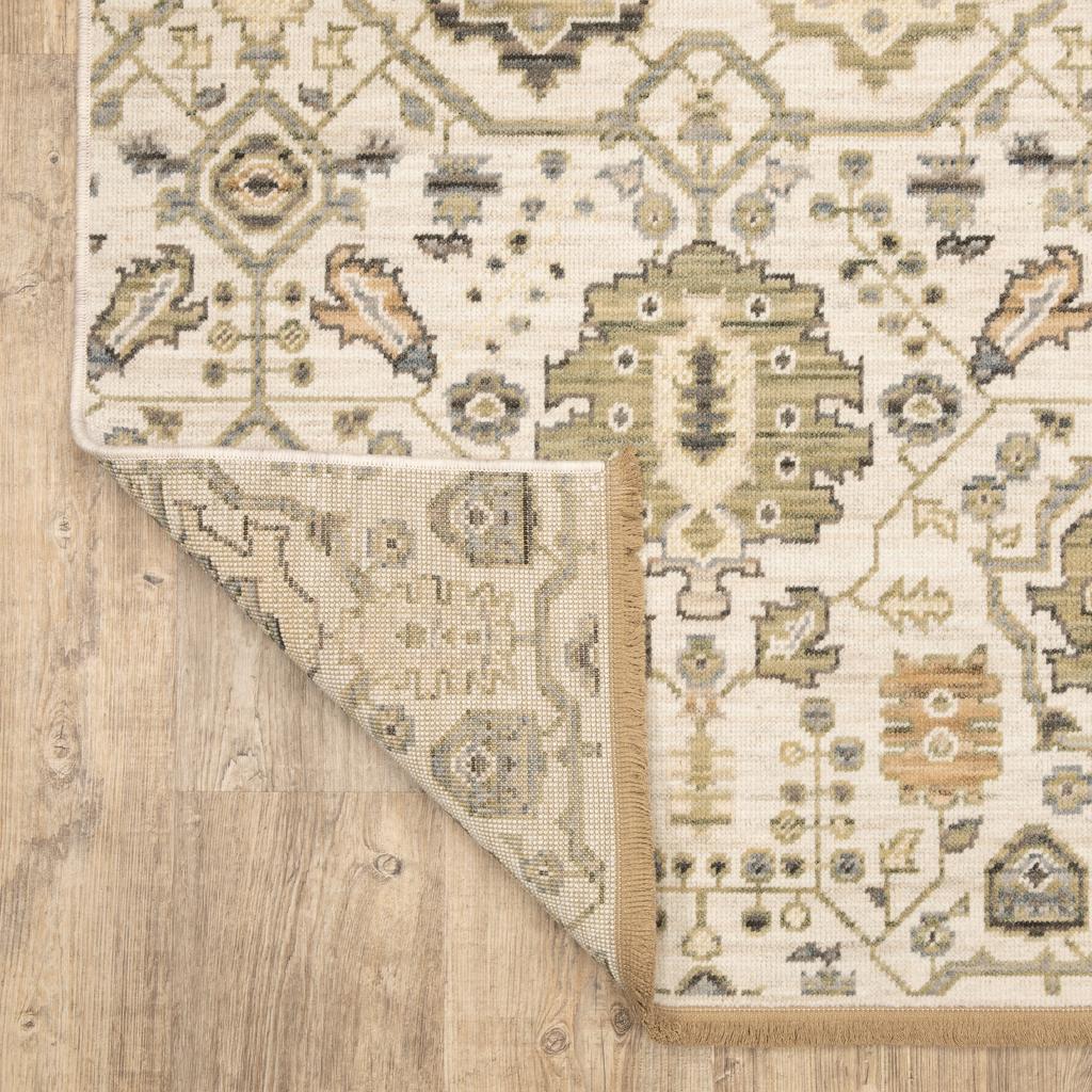 Oriental Weavers Acacia ACA11 Beige Rectangle Indoor Runner Oriental Pattern-
