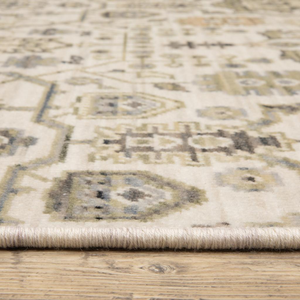 Oriental Weavers Acacia ACA11 Beige Rectangle Indoor Runner Oriental Pattern-