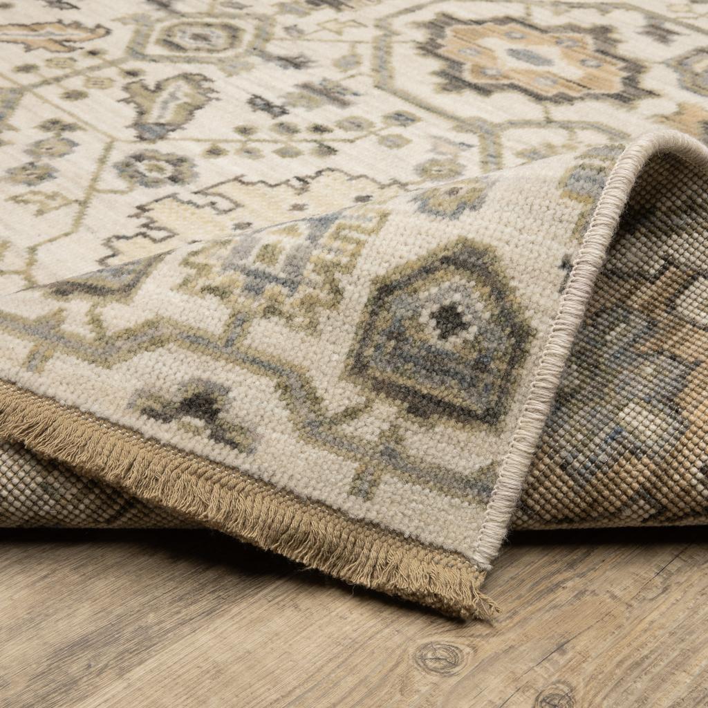 Oriental Weavers Acacia ACA11 Beige Rectangle Indoor Runner Oriental Pattern-