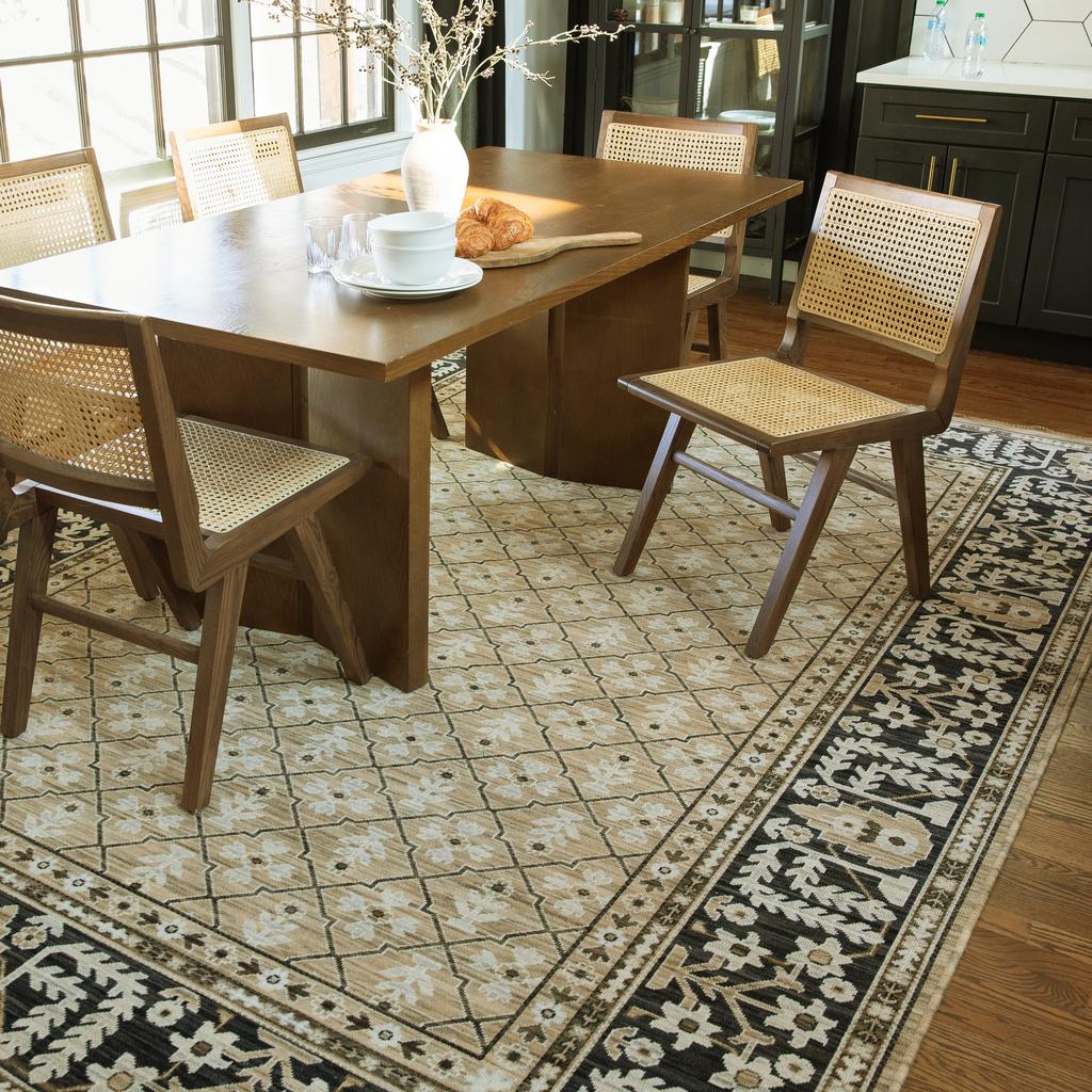 Oriental Weavers Acacia ACA12 Tan Rectangle Indoor Runner Oriental Pattern-
