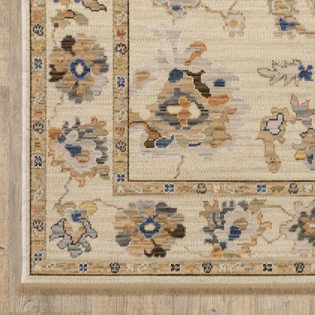 Oriental Weavers Acacia ACA13 Beige Rectangle Indoor Runner Oriental Pattern-