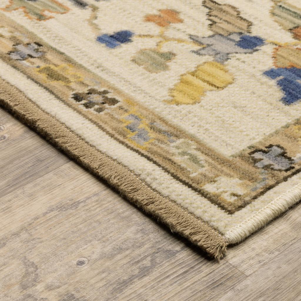 Oriental Weavers Acacia ACA13 Beige Rectangle Indoor Runner Oriental Pattern-