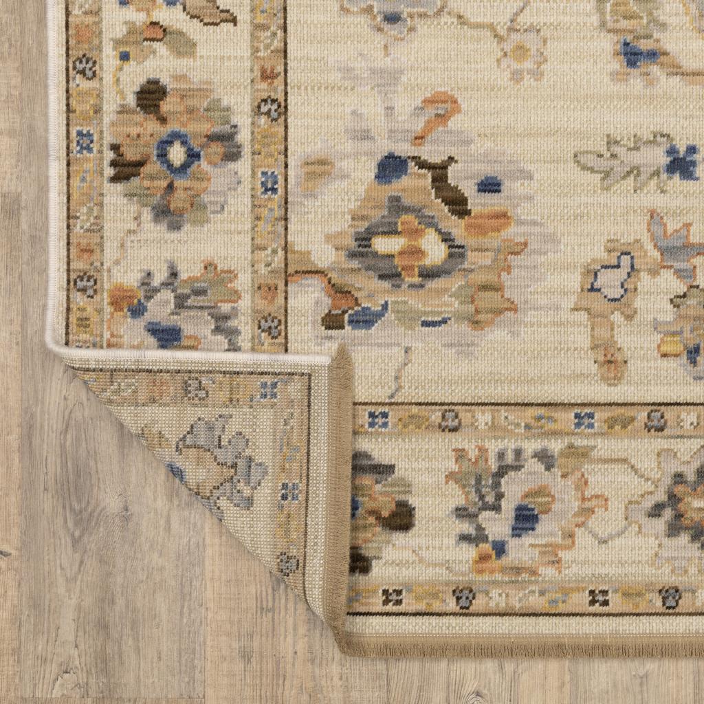 Oriental Weavers Acacia ACA13 Beige Rectangle Indoor Runner Oriental Pattern-