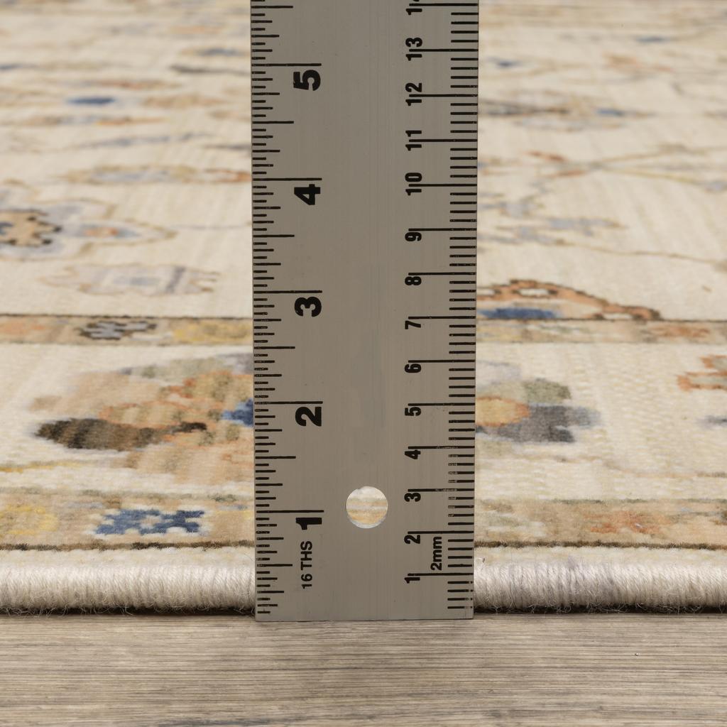 Oriental Weavers Acacia ACA13 Beige Rectangle Indoor Runner Oriental Pattern-