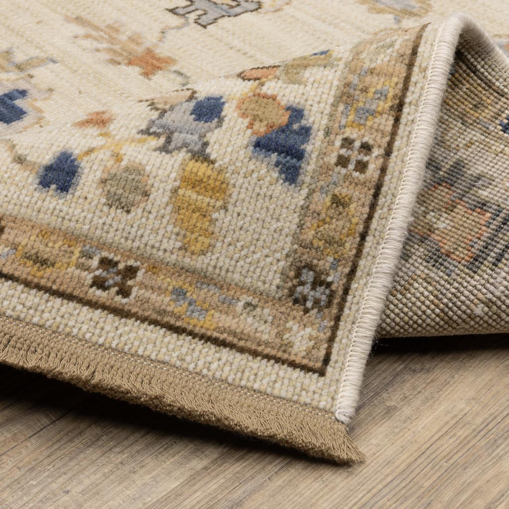 Oriental Weavers Acacia ACA13 Beige Rectangle Indoor Runner Oriental Pattern-