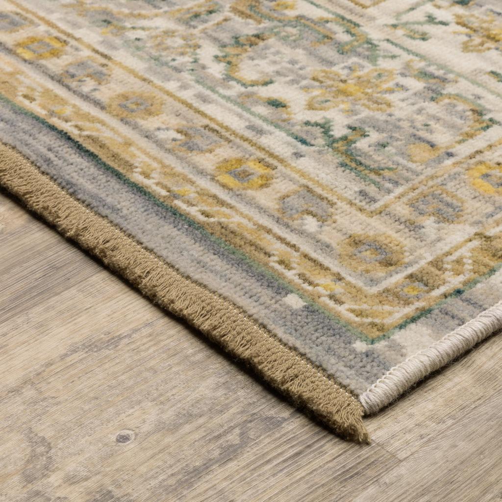 Oriental Weavers Acacia ACA14 Beige Rectangle Indoor Runner Oriental Pattern-